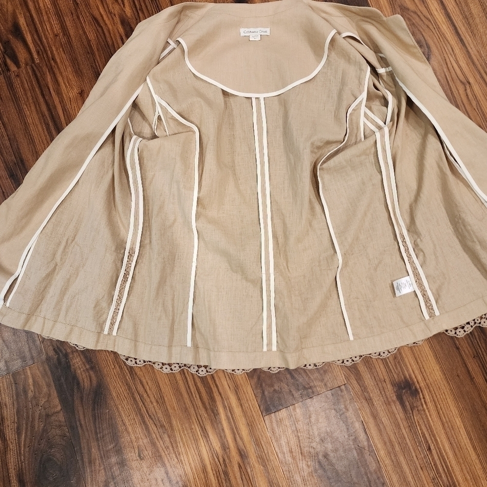 Coldwater Creek Linen Blazer - Picture 3 of 13